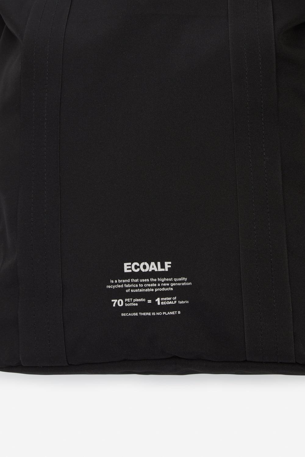 Ecoalf BLACK BONDED TOTE BAG