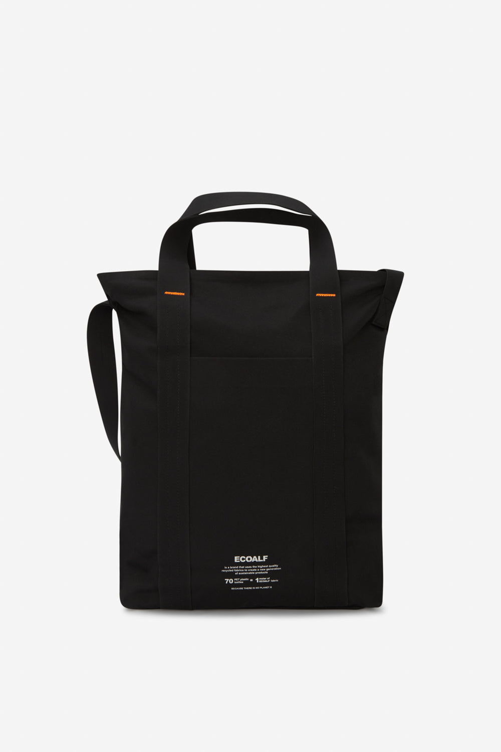 Ecoalf BLACK BONDED TOTE BAG