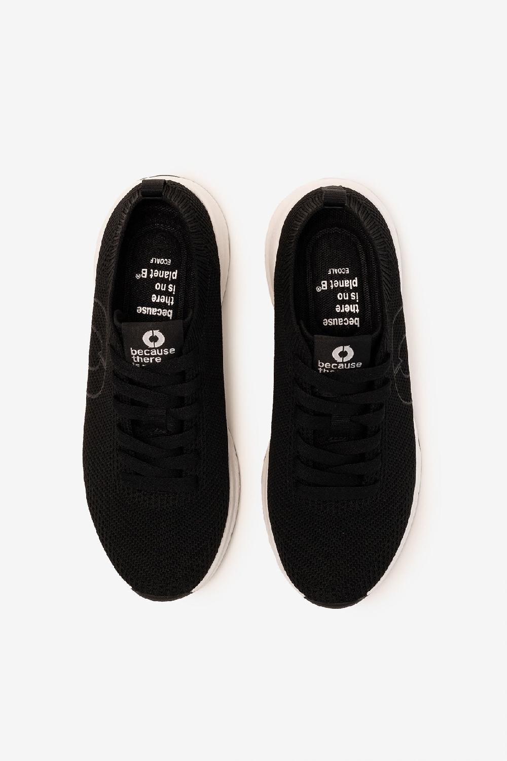 Ecoalf BLACK CONDE KNITTED TRAINERS