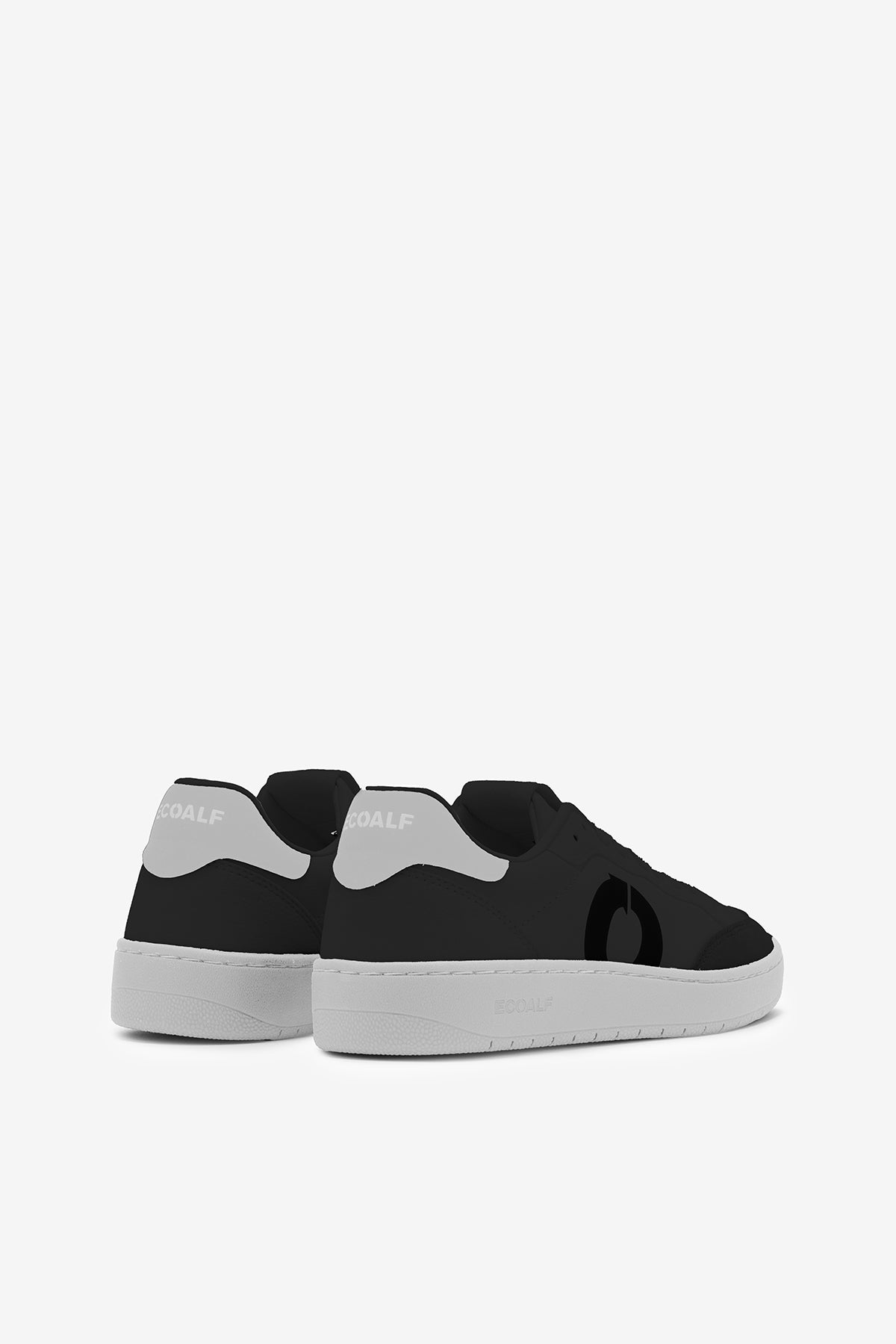 Ecoalf BLACK DEIA VEGAN LEATHER TRAINERS