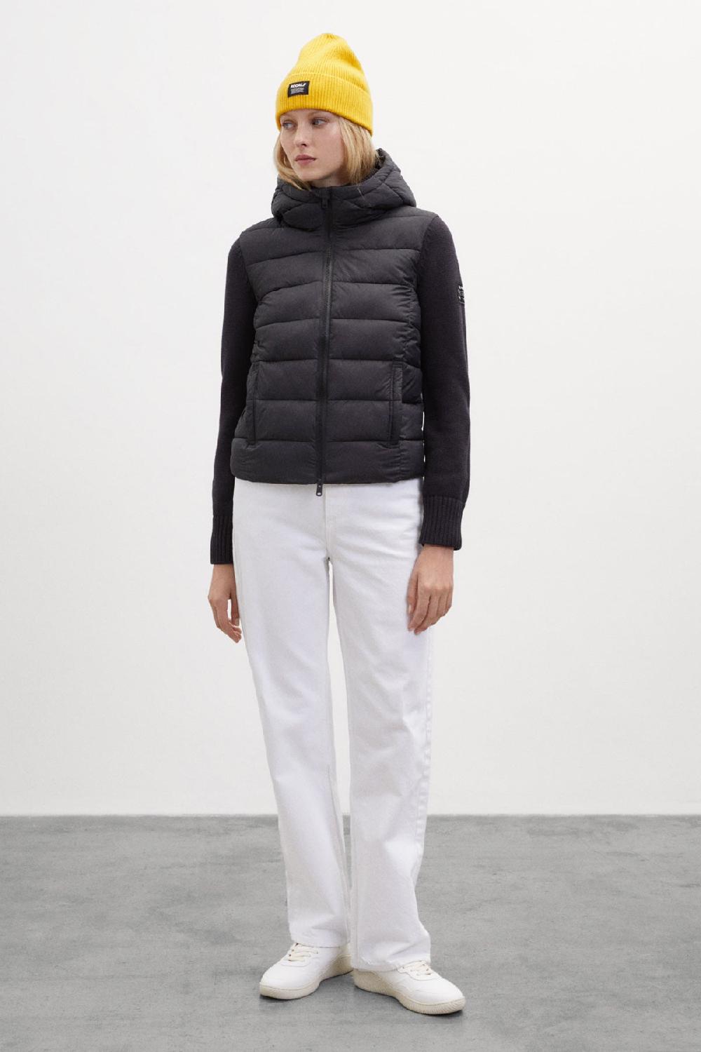 Ecoalf BLACK DENALI KNITTED JACKET