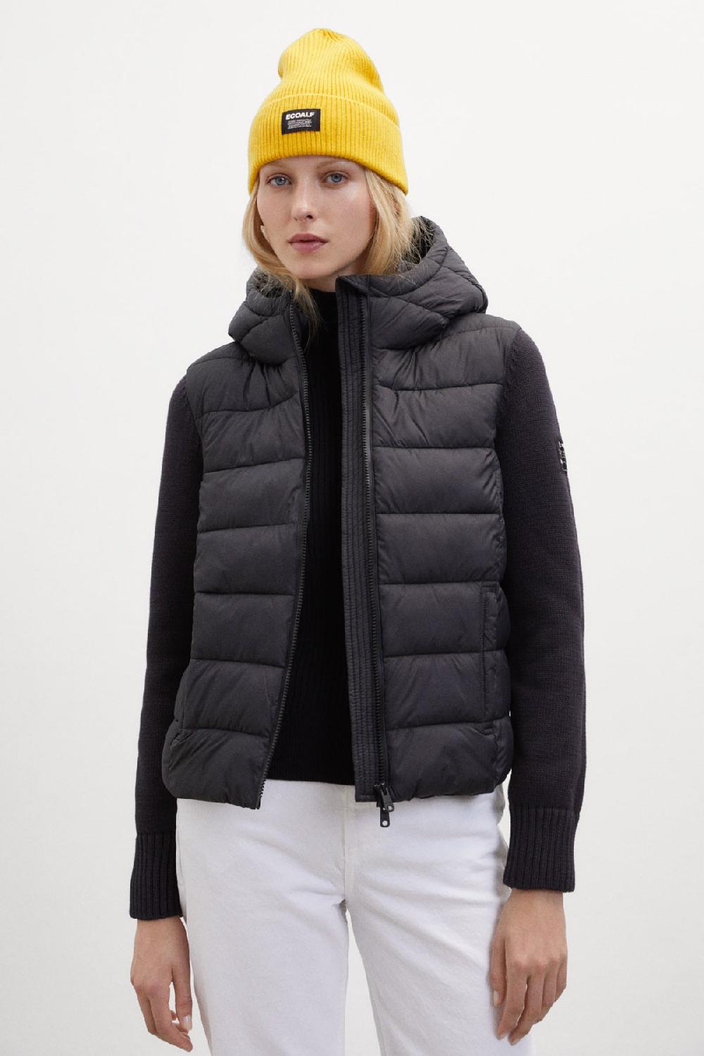 Ecoalf BLACK DENALI KNITTED JACKET