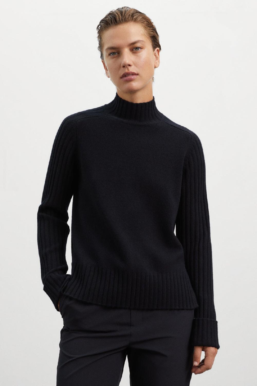 Ecoalf BLACK EUCALIPTO KNITTED JUMPER