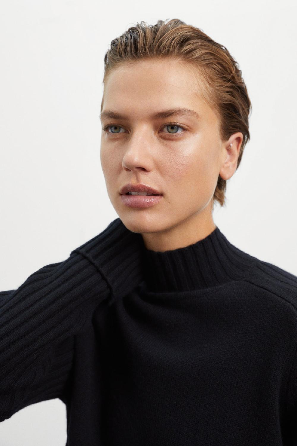 Ecoalf BLACK EUCALIPTO KNITTED JUMPER