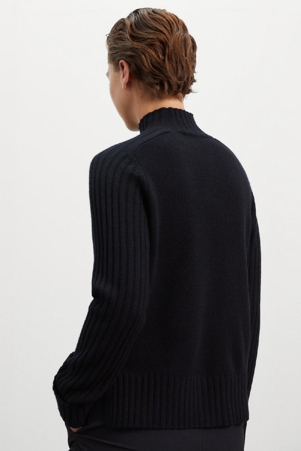 Ecoalf BLACK EUCALIPTO KNITTED JUMPER