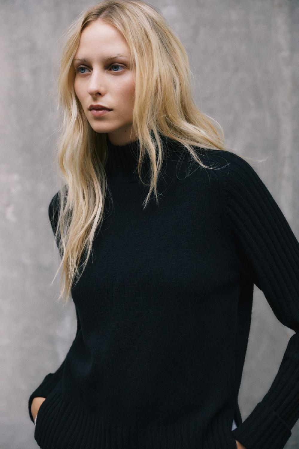 Ecoalf BLACK EUCALIPTO KNITTED JUMPER