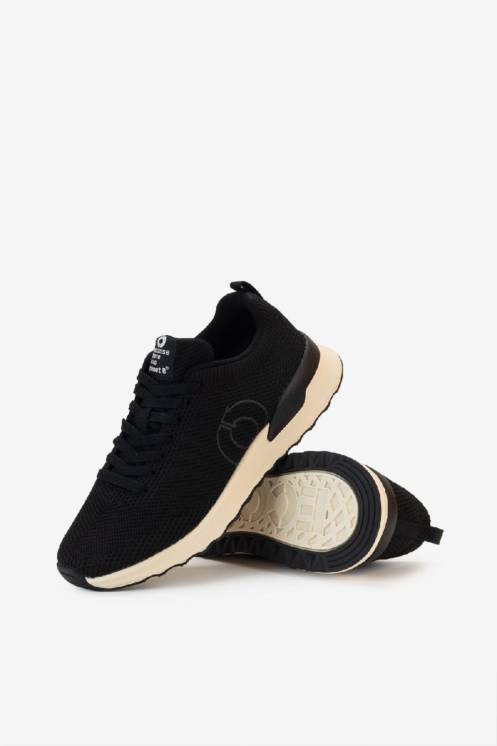Ecoalf BLACK KNITTED CONDE TRAINERS