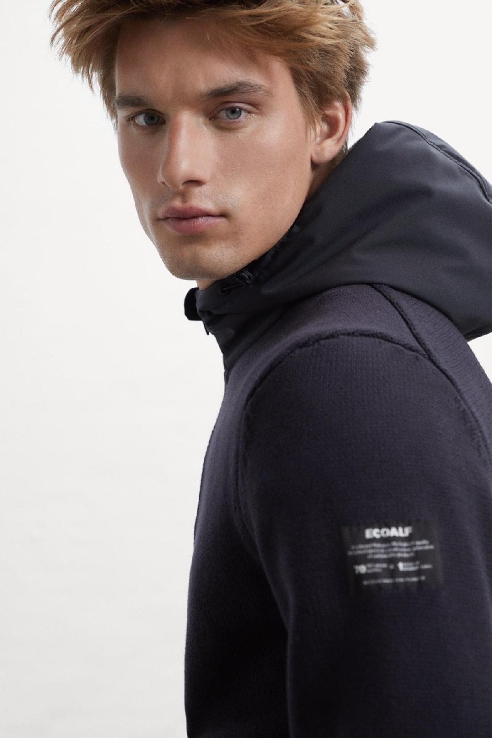 Ecoalf BLACK LESCA KNITTED JUMPER