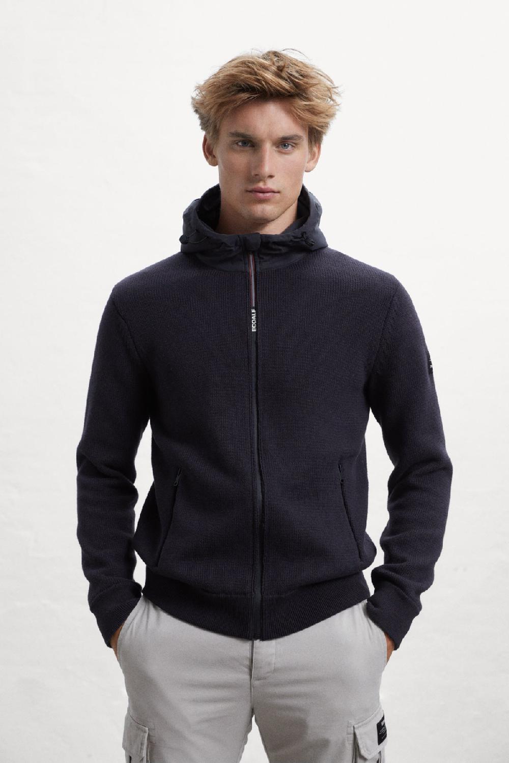 Ecoalf BLACK LESCA KNITTED JUMPER