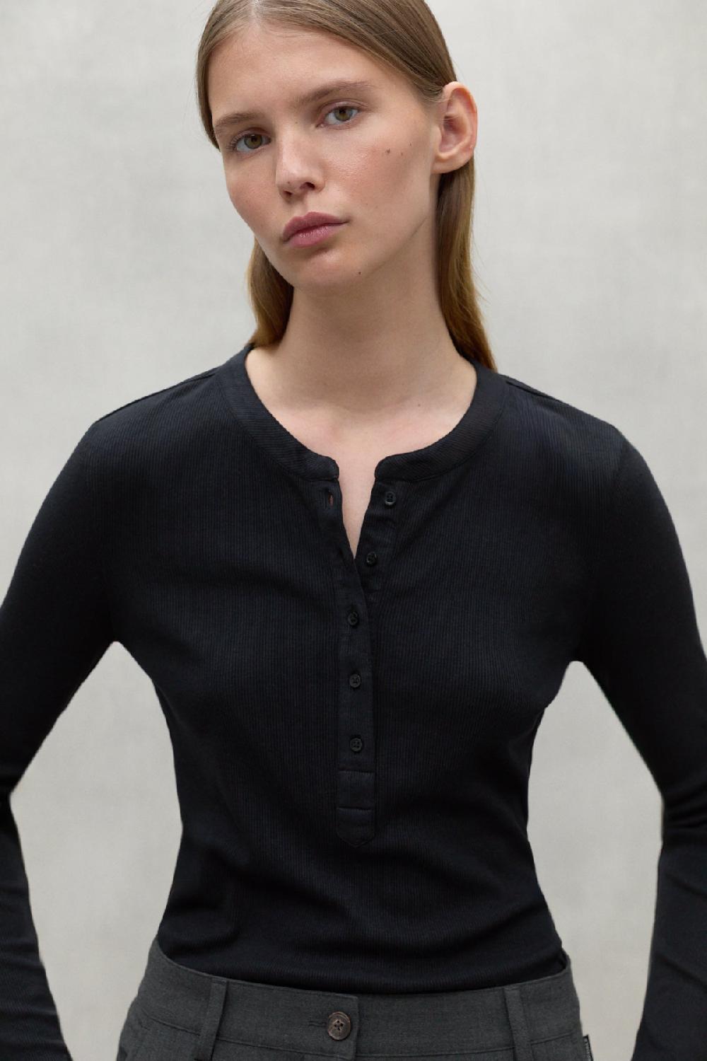 Ecoalf BLACK LILLE T-SHIRT