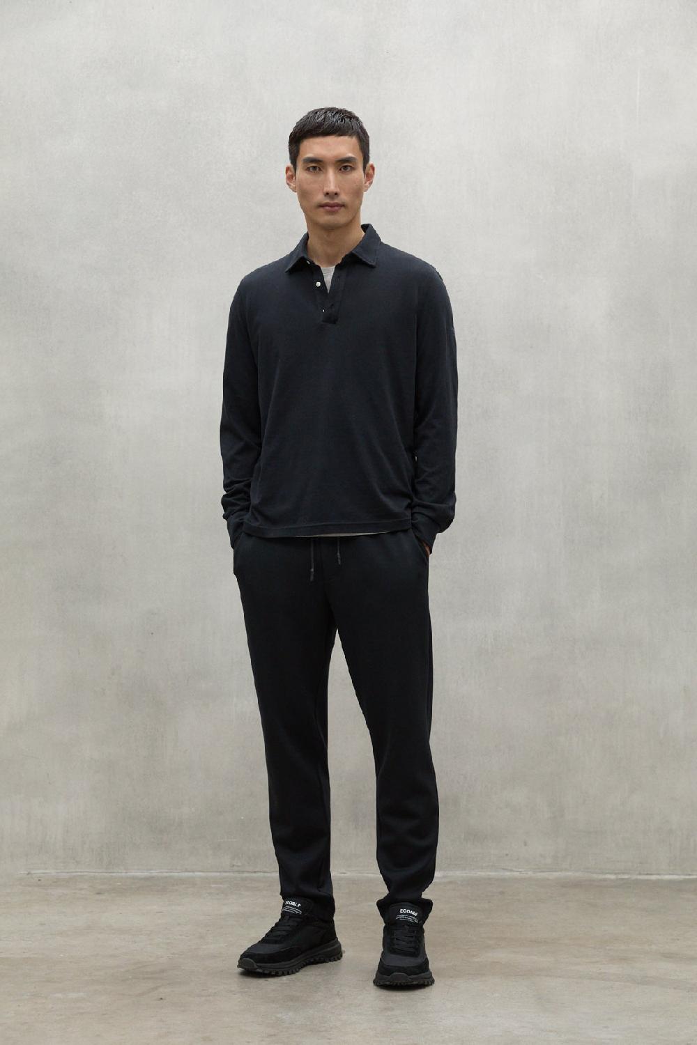 Ecoalf BLACK MATIAS POLO SHIRT