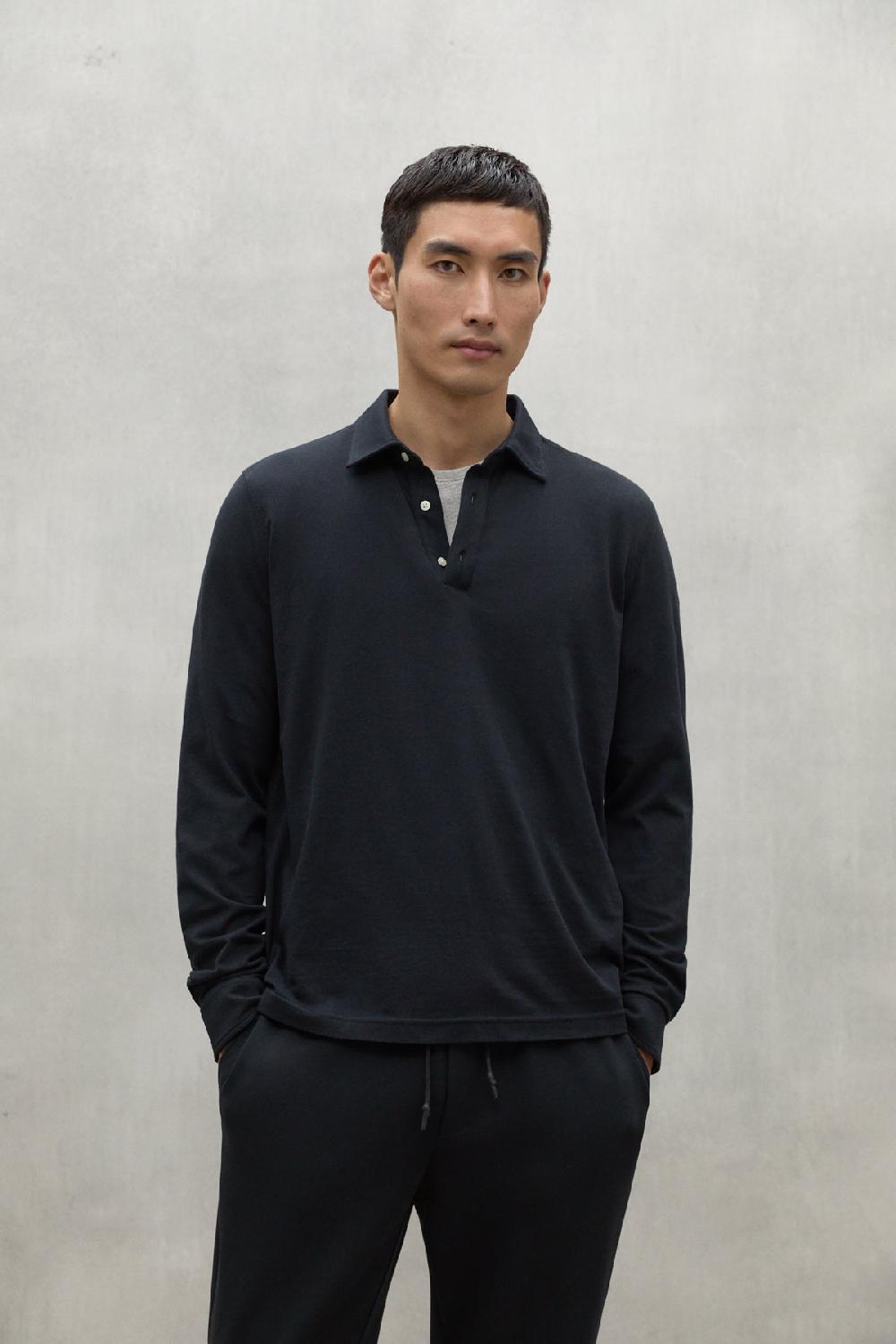 Ecoalf BLACK MATIAS POLO SHIRT