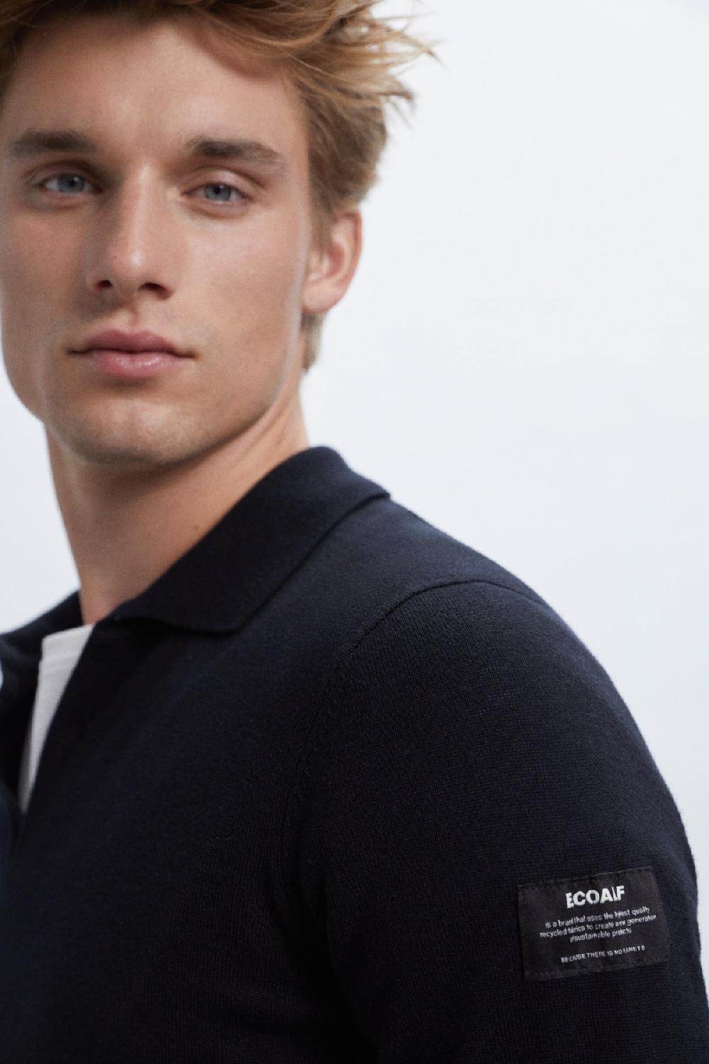 Ecoalf BLACK NUBA KNITTED JUMPER