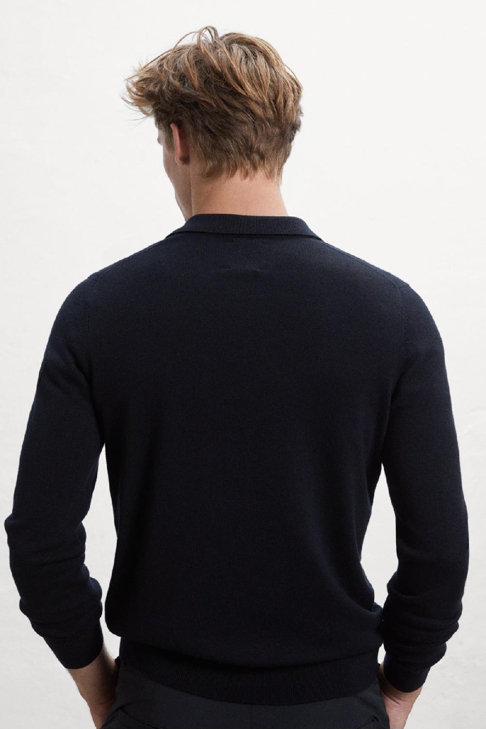 Ecoalf BLACK NUBA KNITTED JUMPER