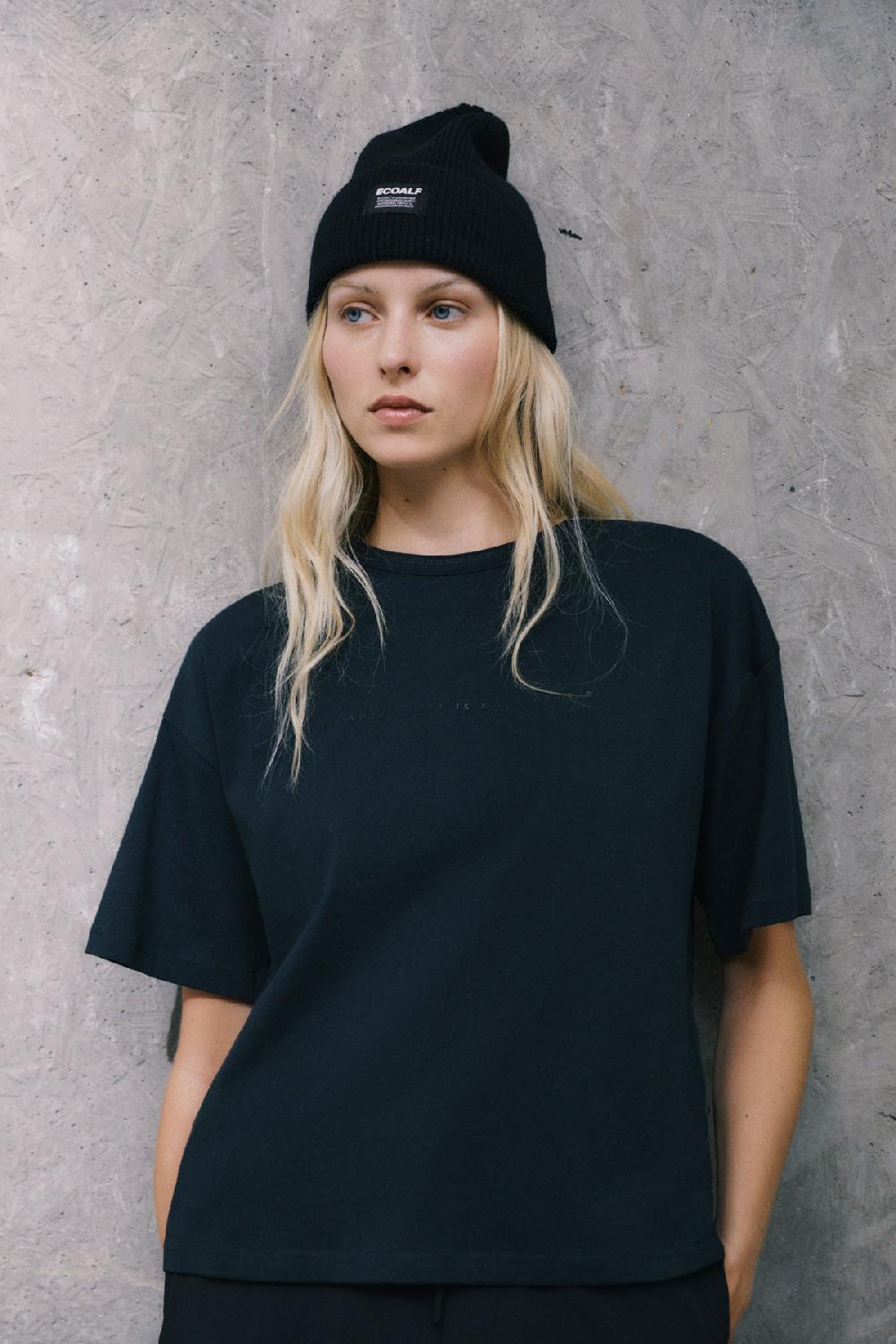 Ecoalf BLACK ODESE T-SHIRT