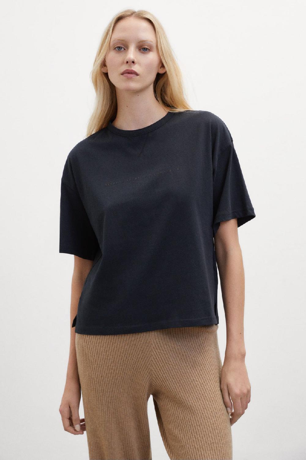 Ecoalf BLACK ODESE T-SHIRT