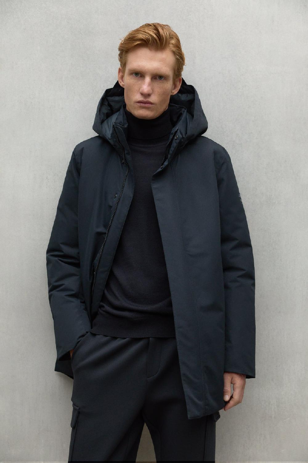 Ecoalf BLACK PARKO COAT