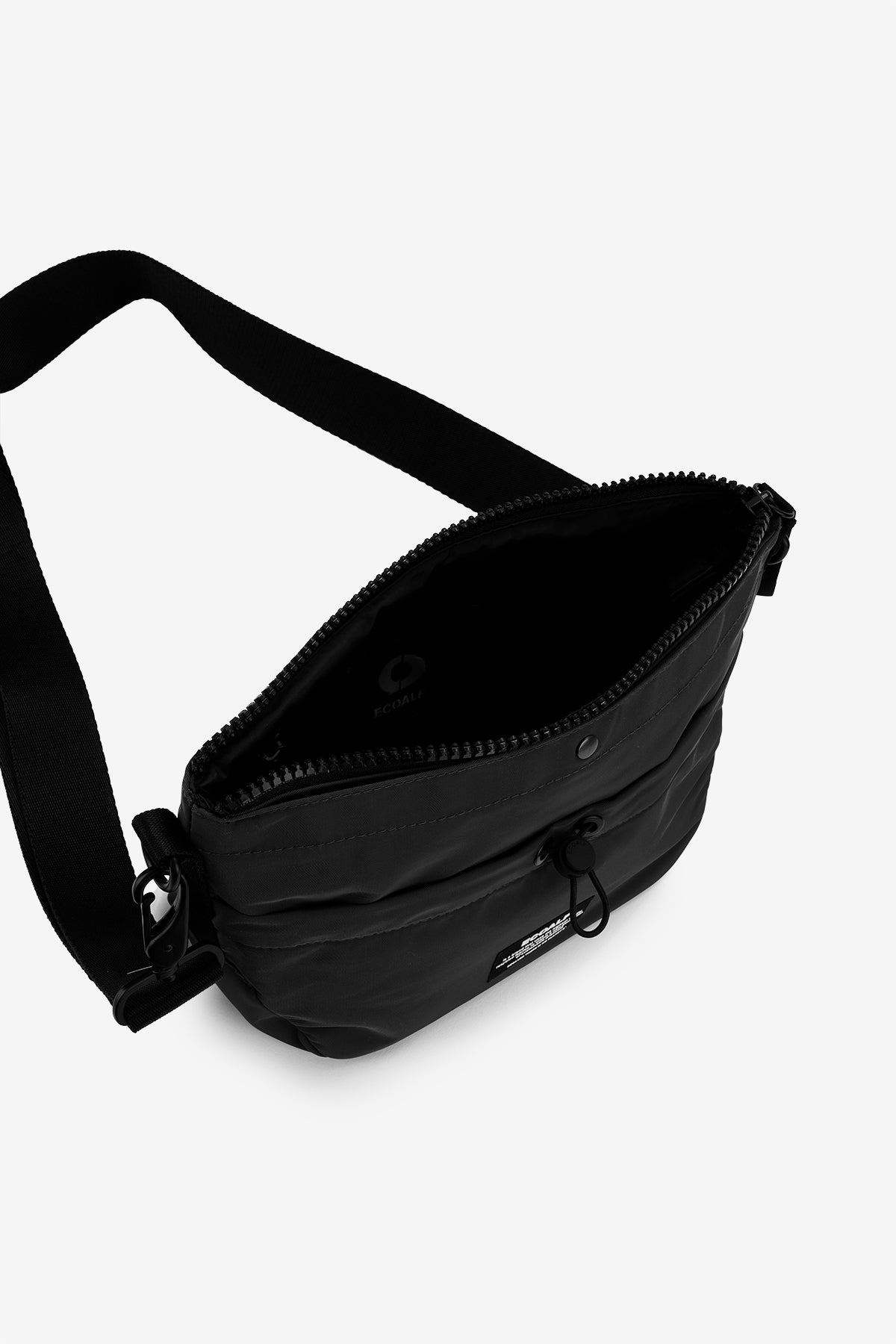 Ecoalf BLACK PEPITA SHOULDER BAG