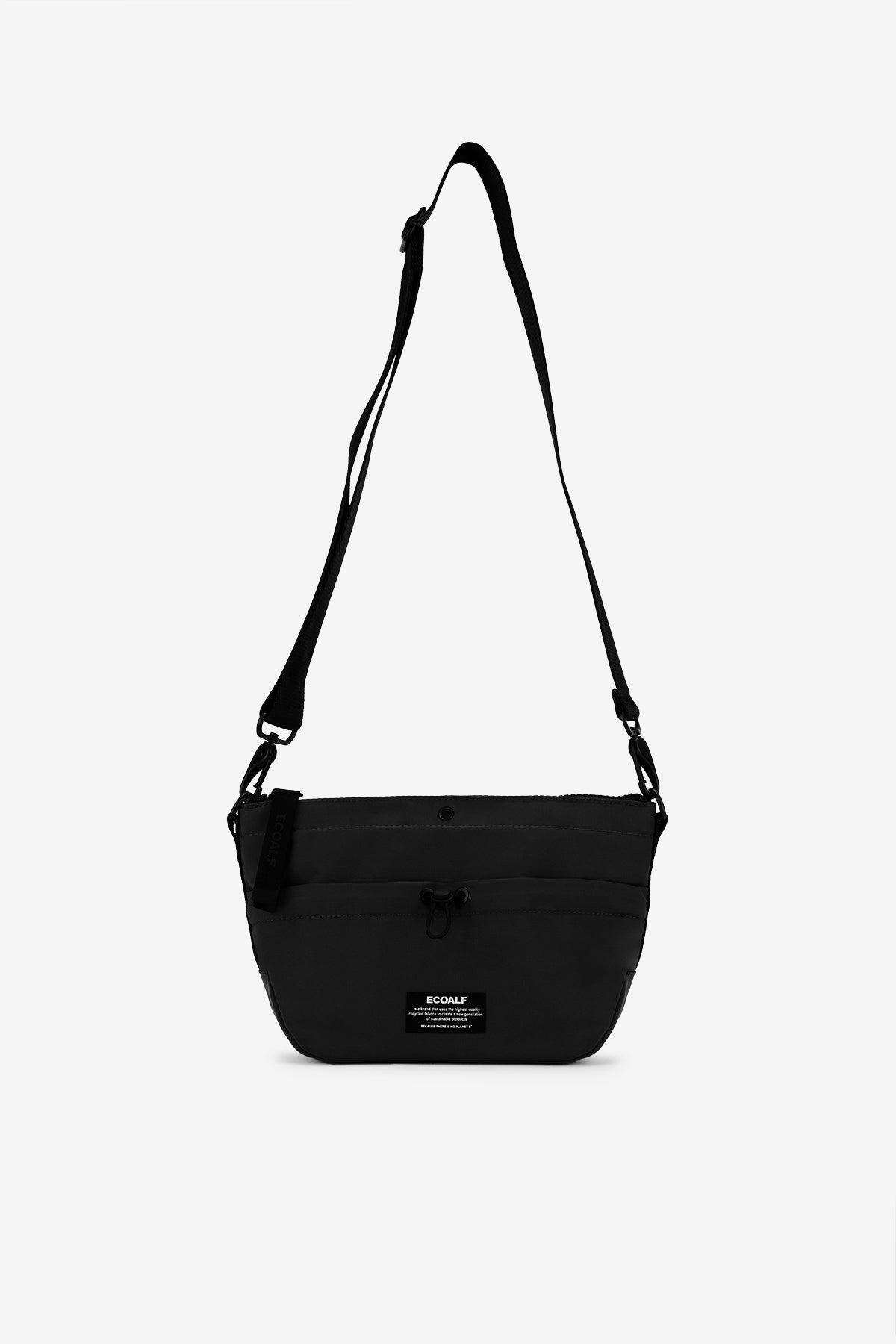 Ecoalf BLACK PEPITA SHOULDER BAG