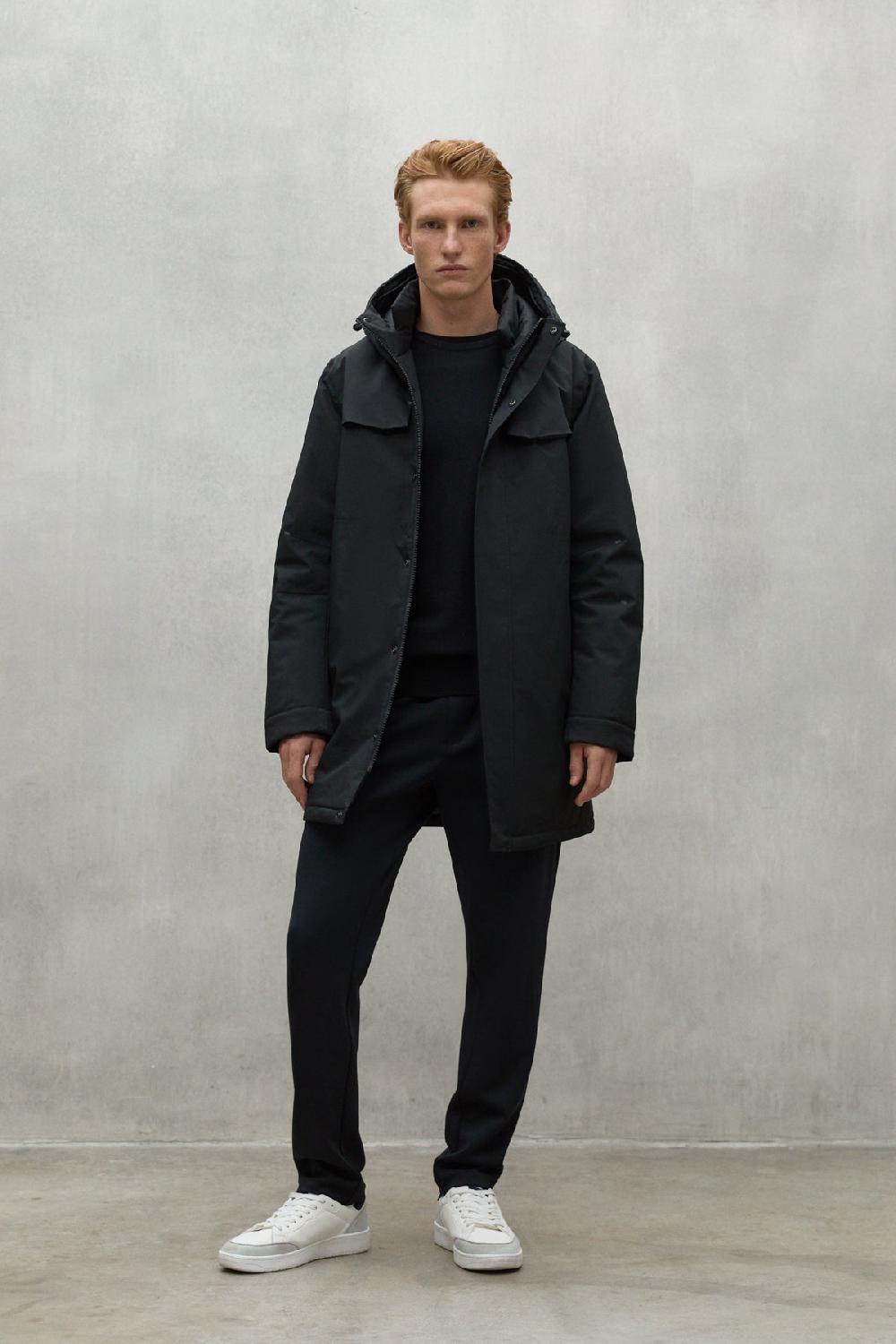 Ecoalf BLACK RAINER COAT