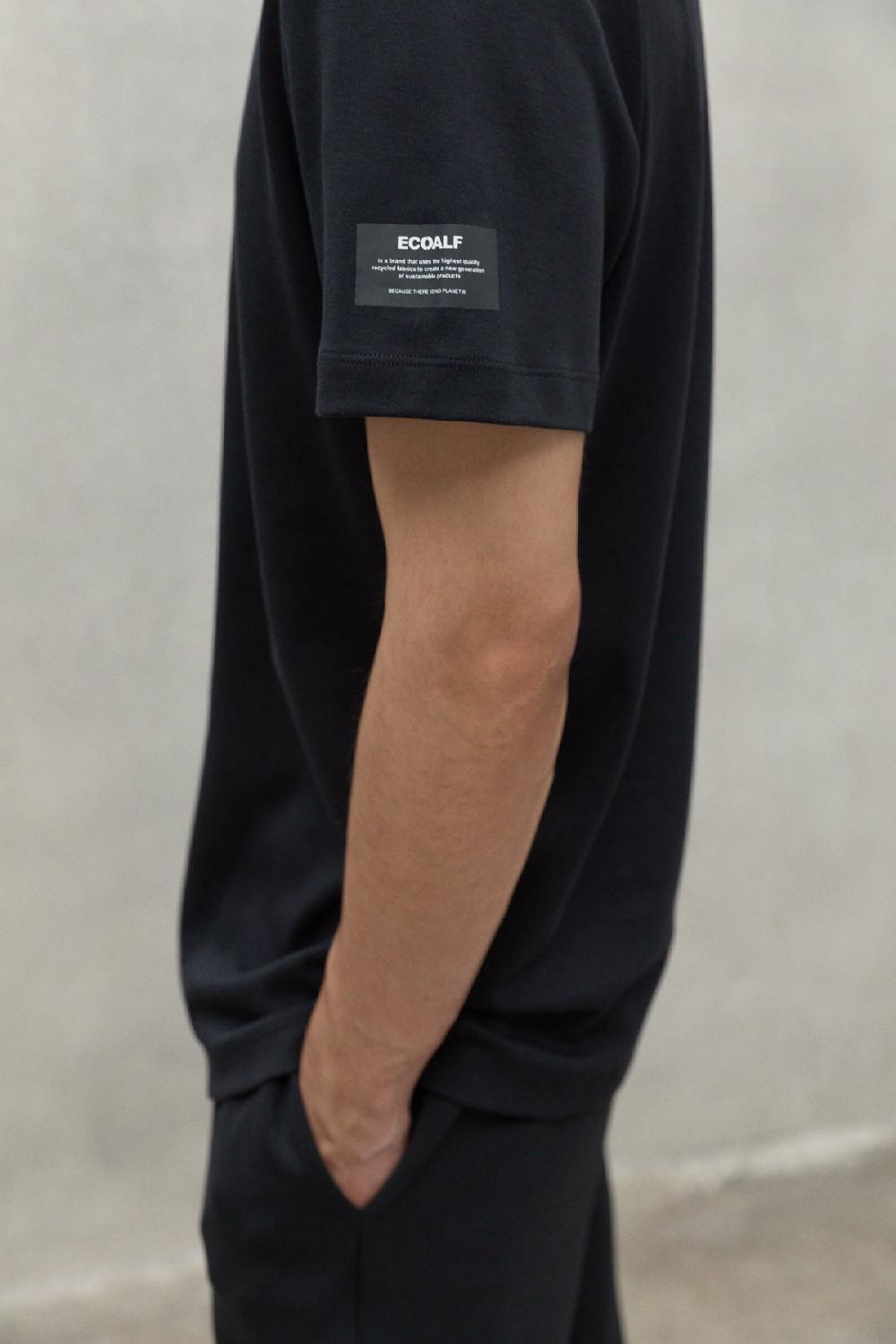 Ecoalf BLACK SINTRA T-SHIRT