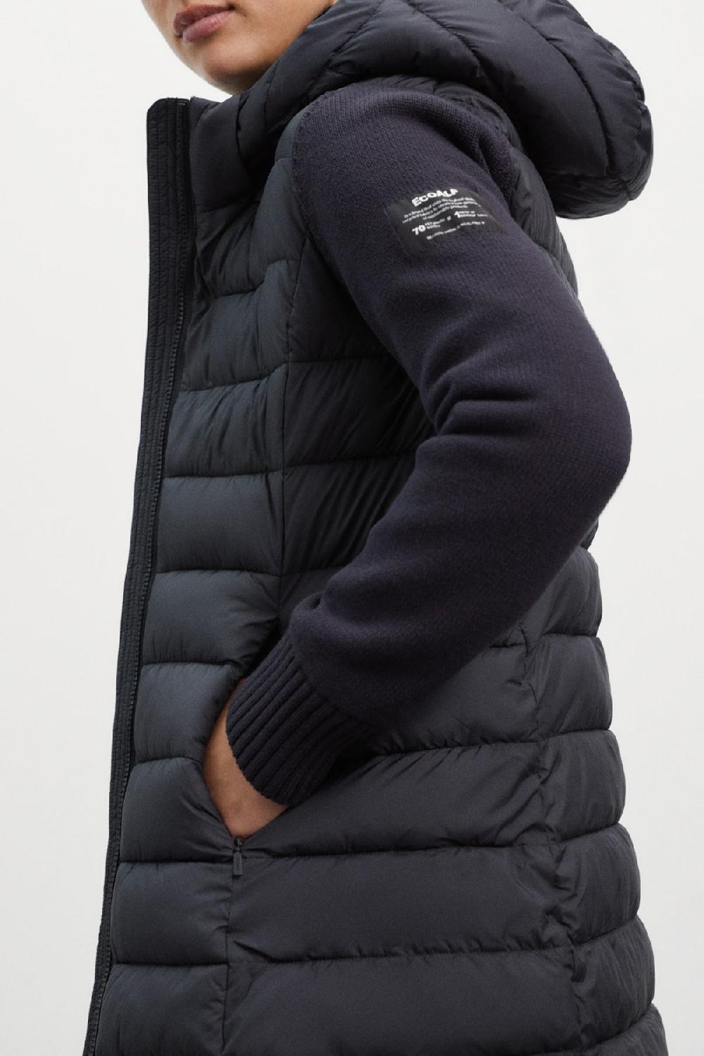 Ecoalf BLACK WISTERIA COAT