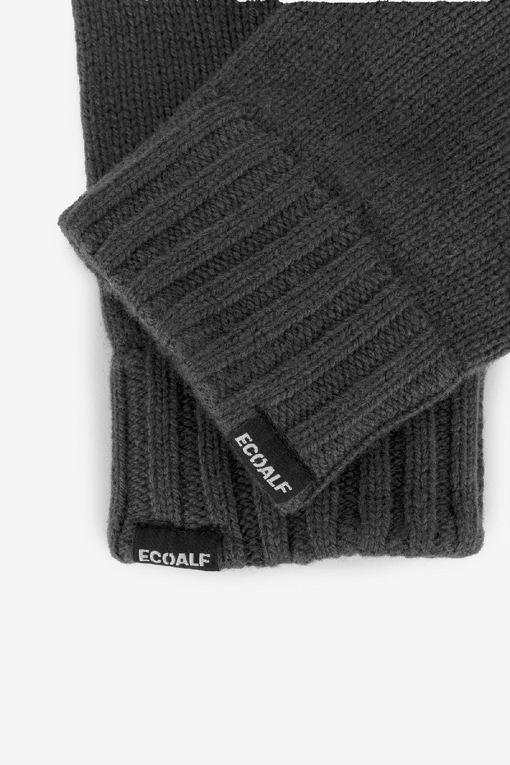 Ecoalf BLACK WOOL GLOVES