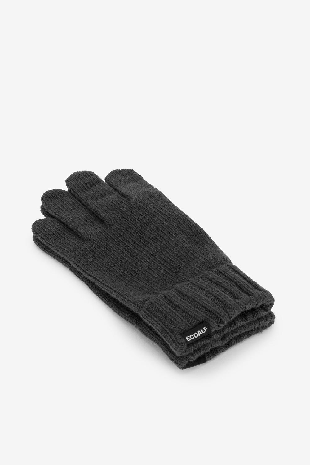 Ecoalf BLACK WOOL GLOVES
