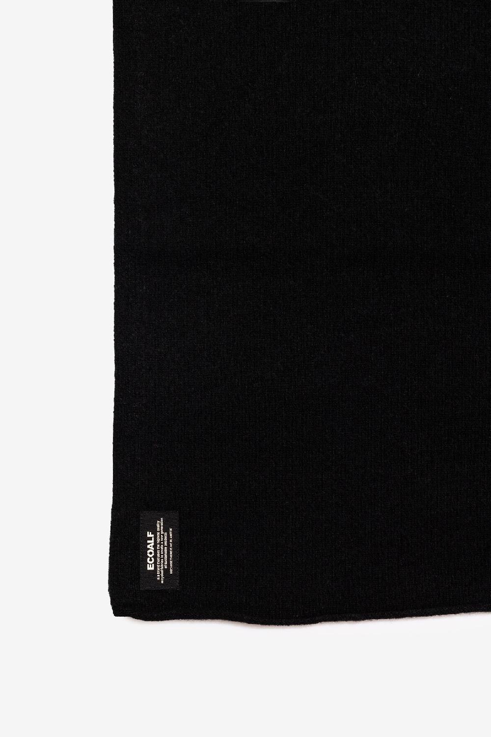Ecoalf BLACK WOOL SCARF