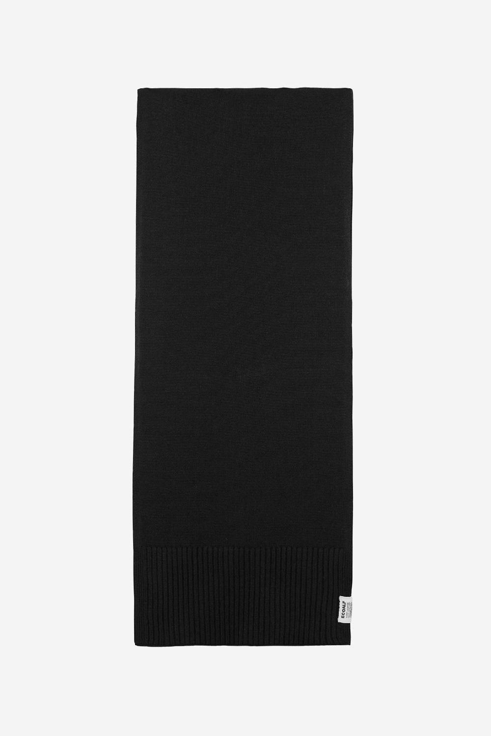 Ecoalf BLACK WOOL SCARF