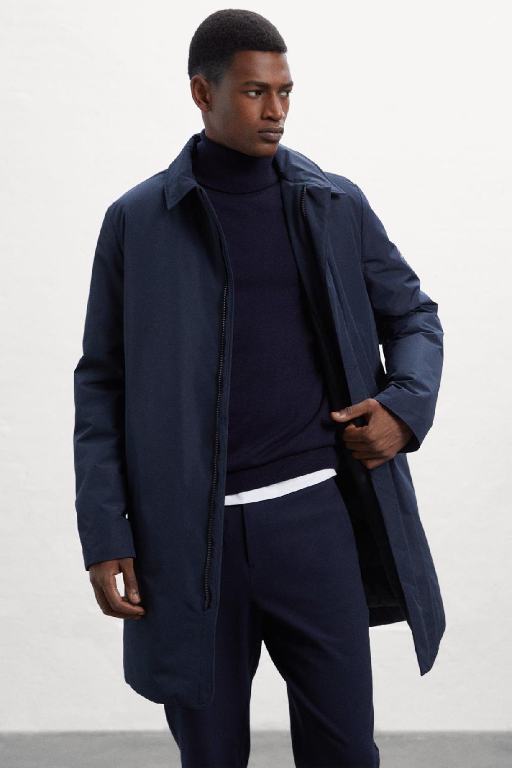 Ecoalf BLUE ABADIA RAINCOAT