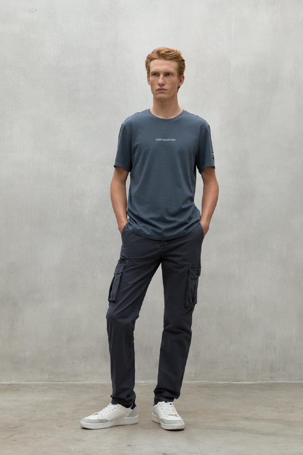 Ecoalf BLUE ALMER T-SHIRT