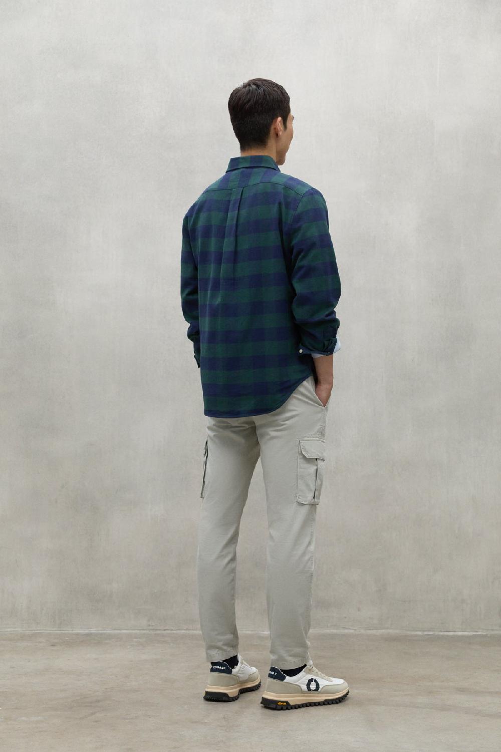 Ecoalf BLUE AND GREEN GASTON SHIRT