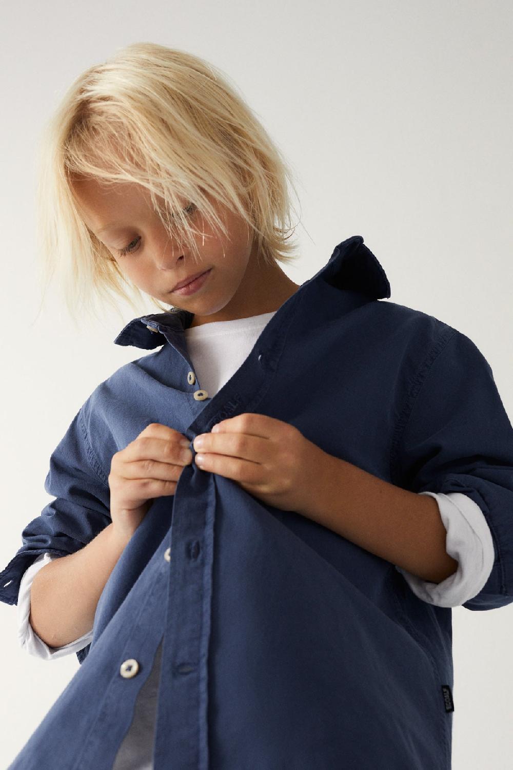 Ecoalf BLUE ANTEJO SHIRT