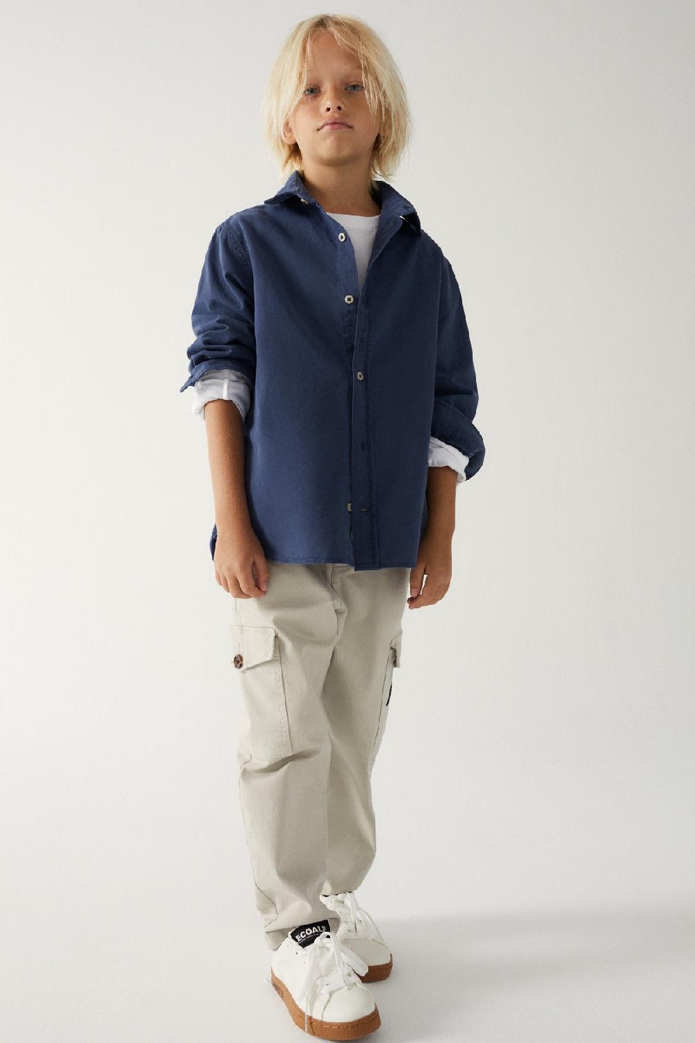 Ecoalf BLUE ANTEJO SHIRT