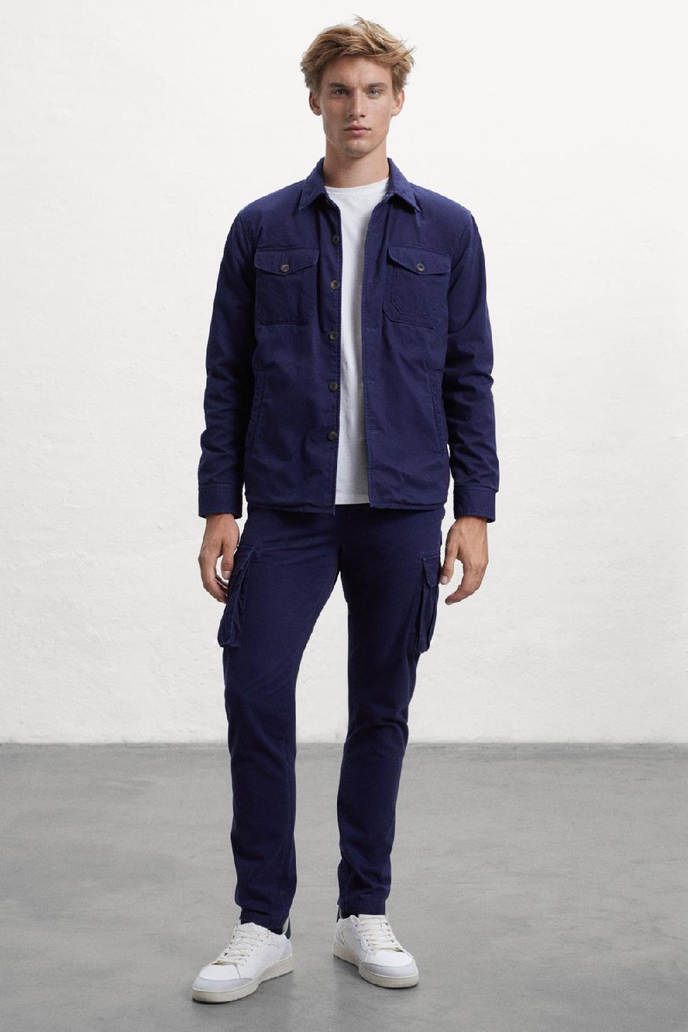 Ecoalf BLUE BATURA OVERSHIRT