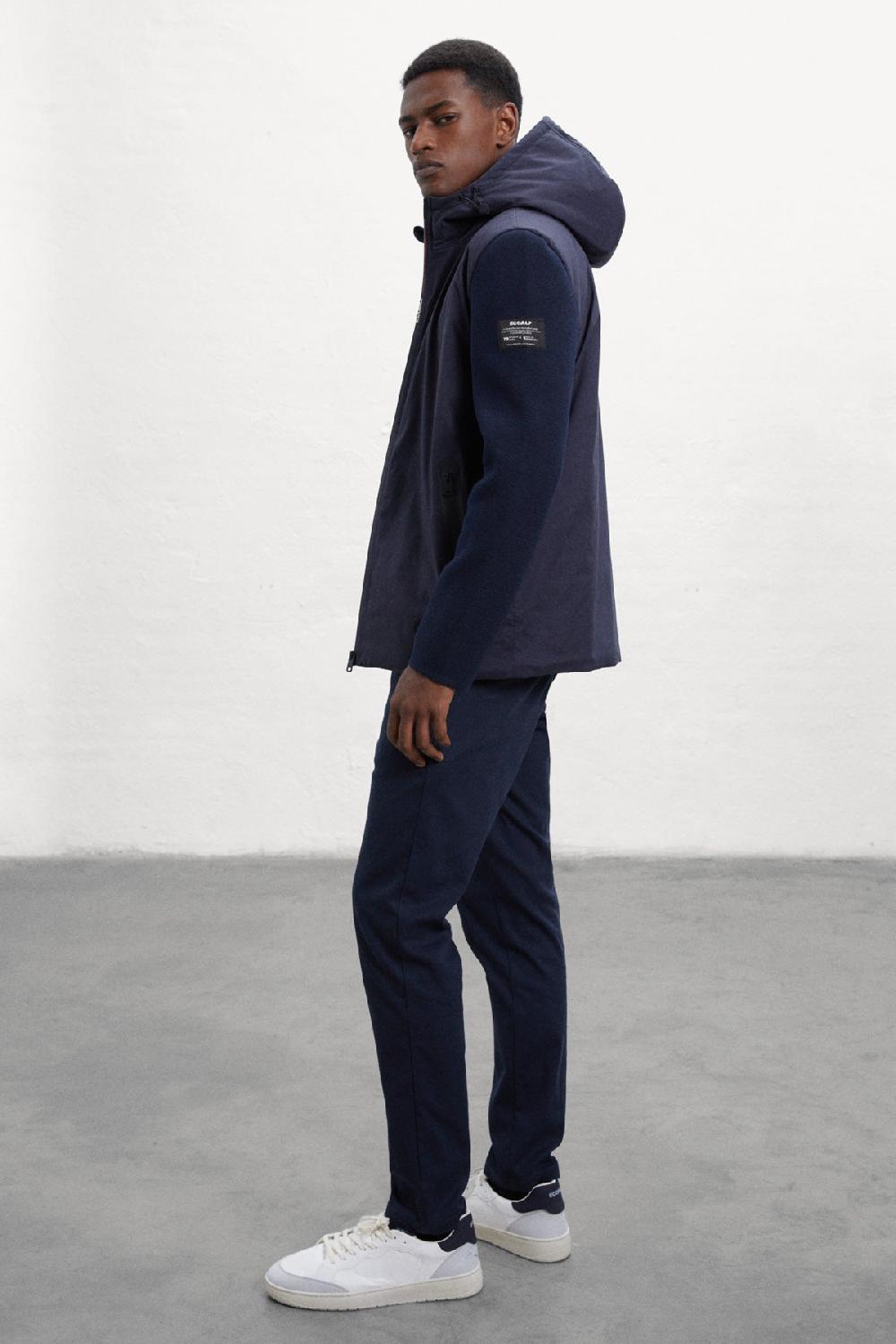 Ecoalf BLUE BERGA KNITTED JUMPER