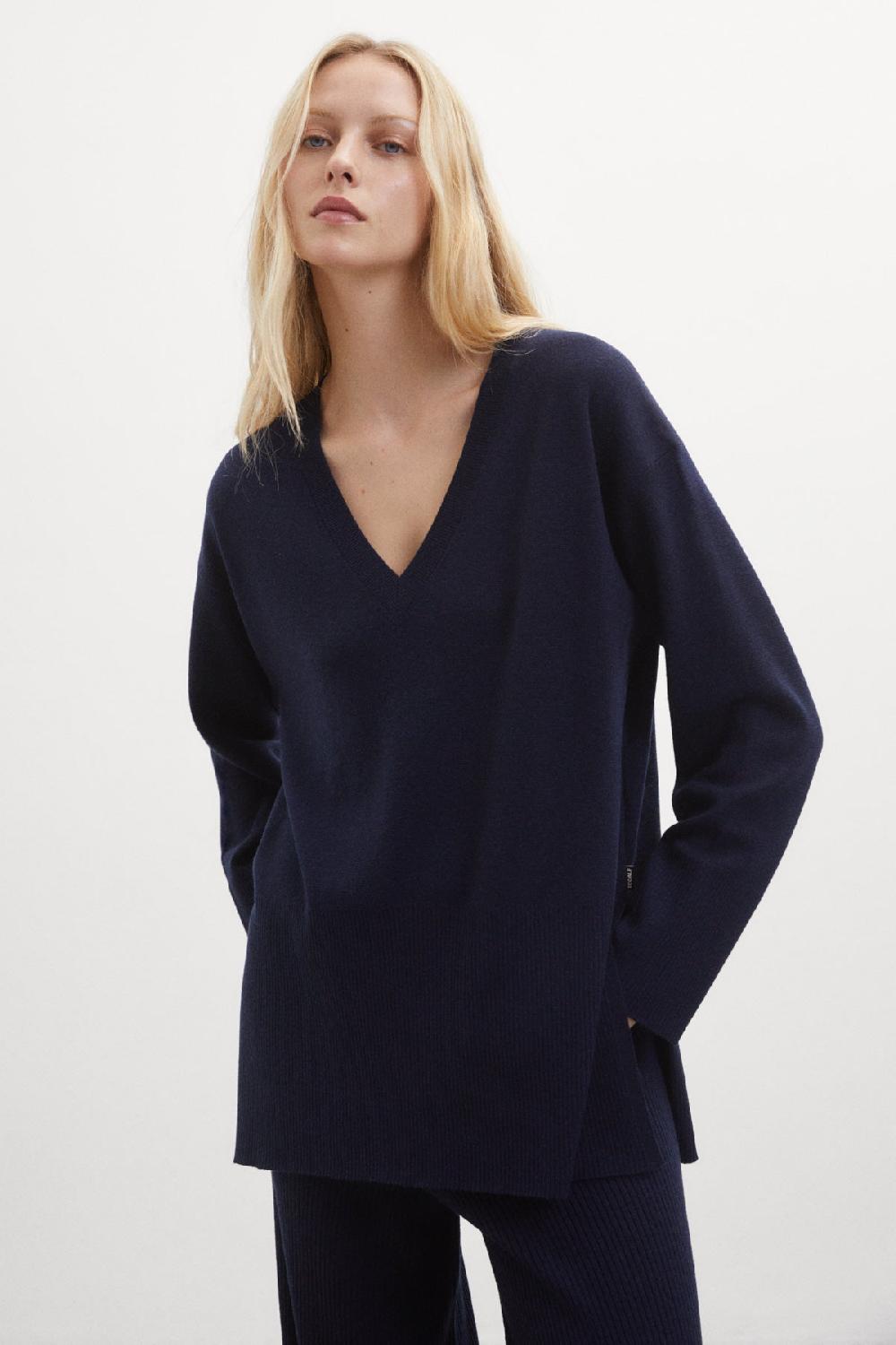 Ecoalf BLUE BERGAMOTA KNITTED JUMPER