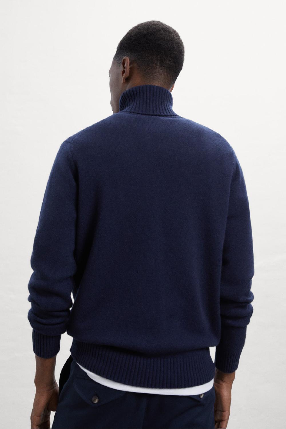 Ecoalf BLUE BRUN KNITTED JUMPER