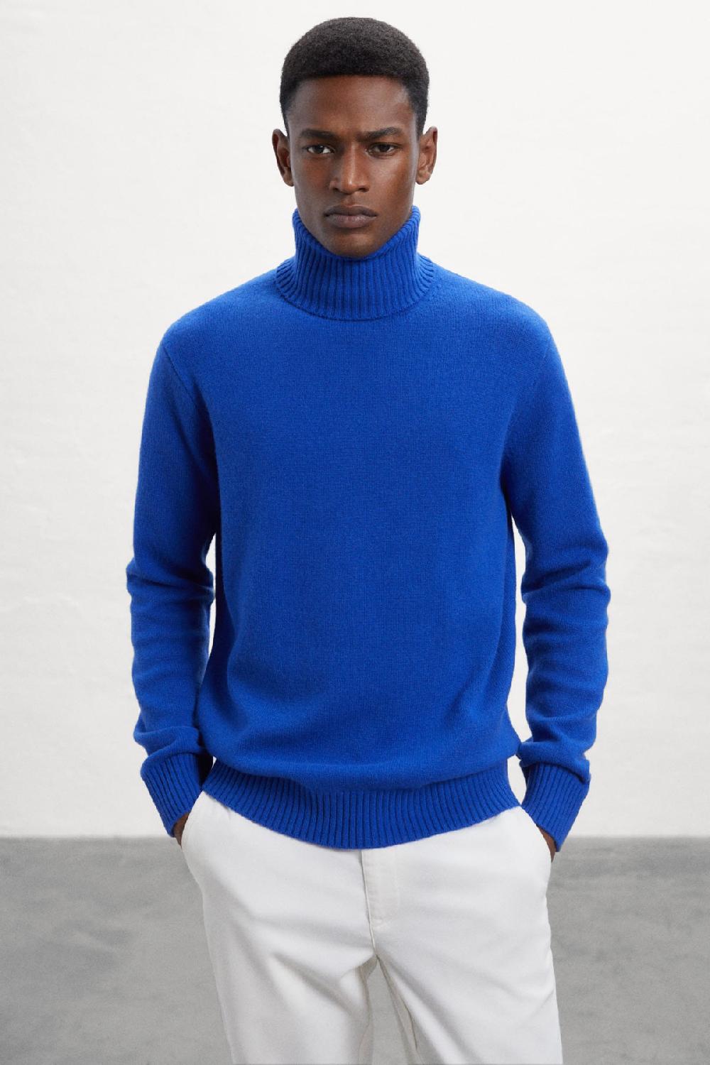 Ecoalf BLUE BRUNA KNITTED JUMPER
