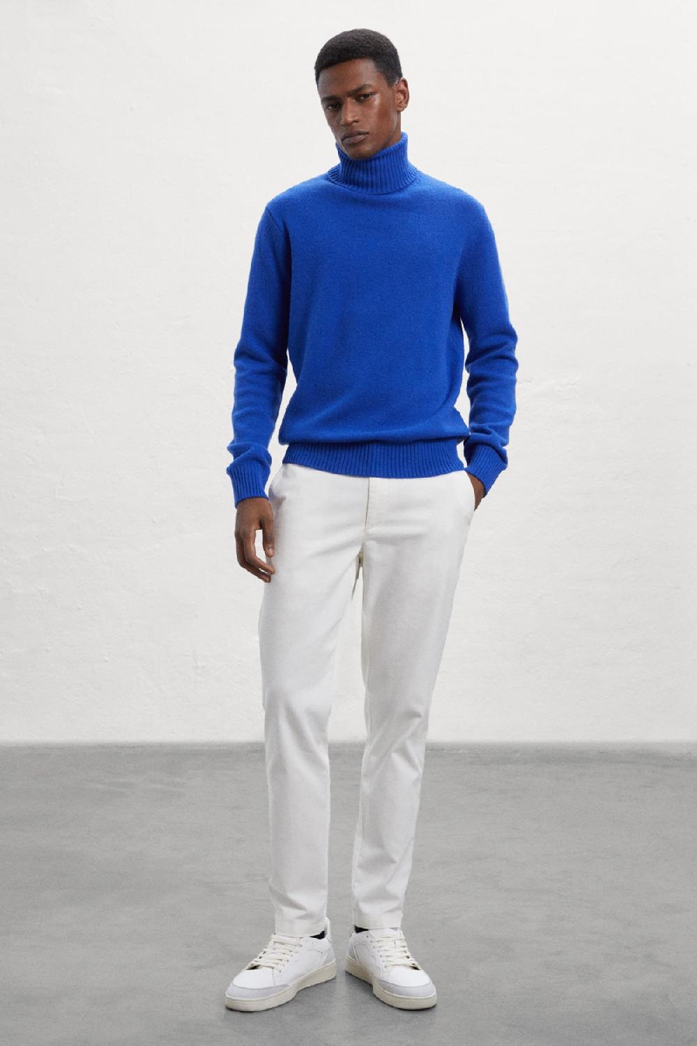 Ecoalf BLUE BRUNA KNITTED JUMPER