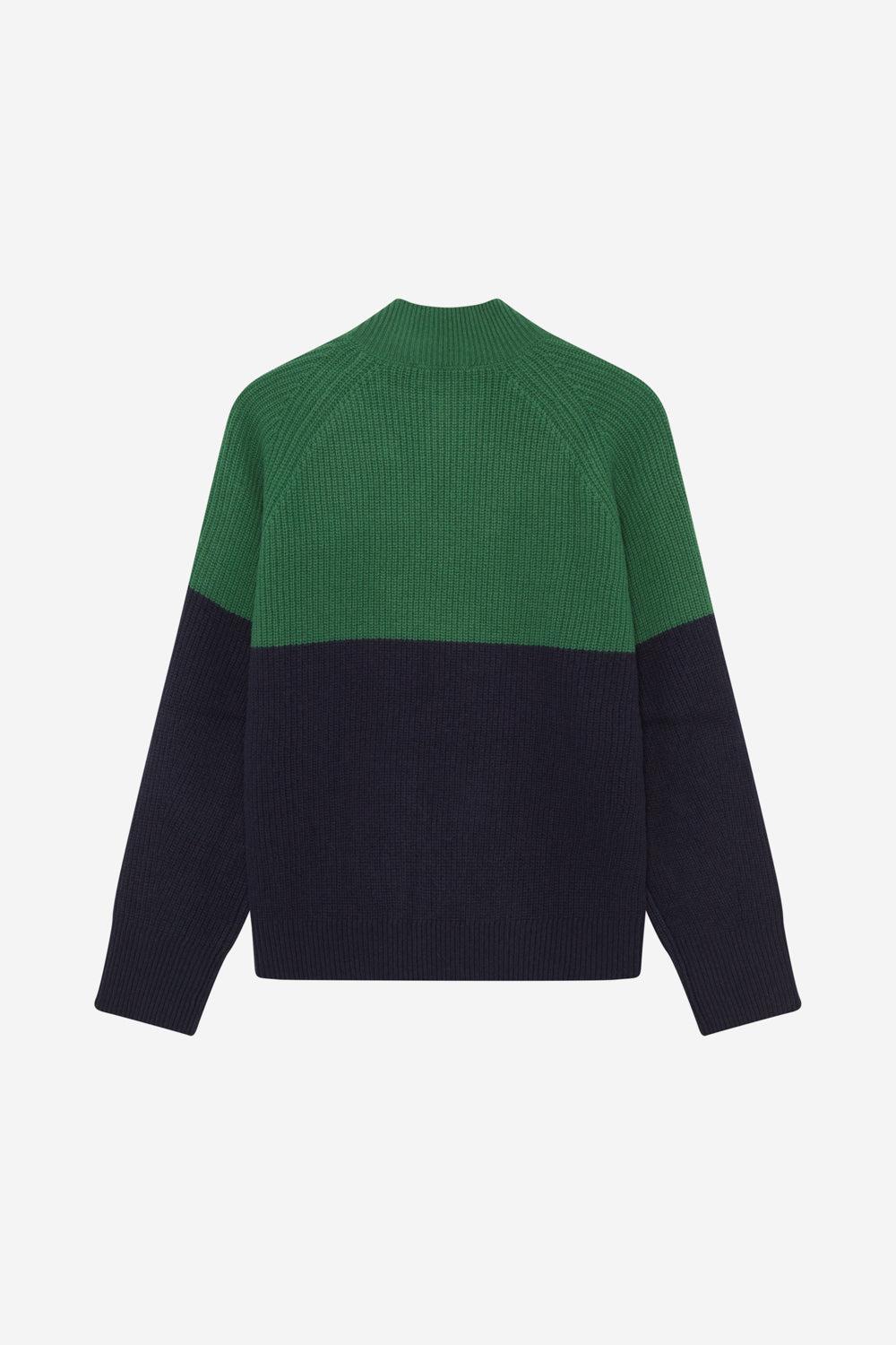 Ecoalf BLUE BURSARIA KNITTED JUMPER