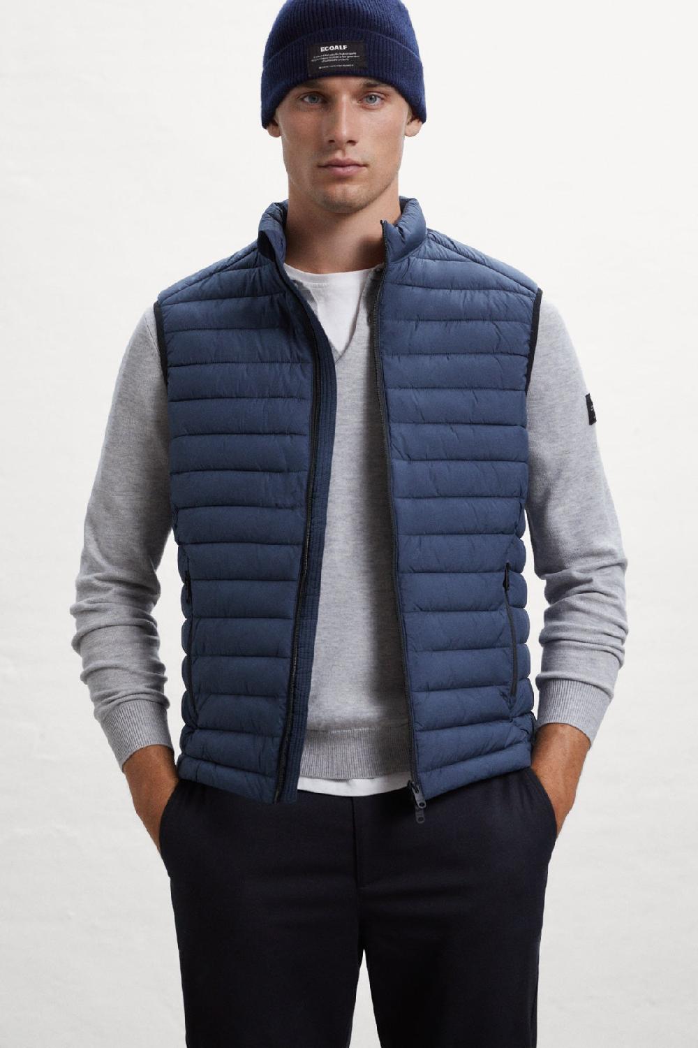 Ecoalf BLUE CARDIFF VEST