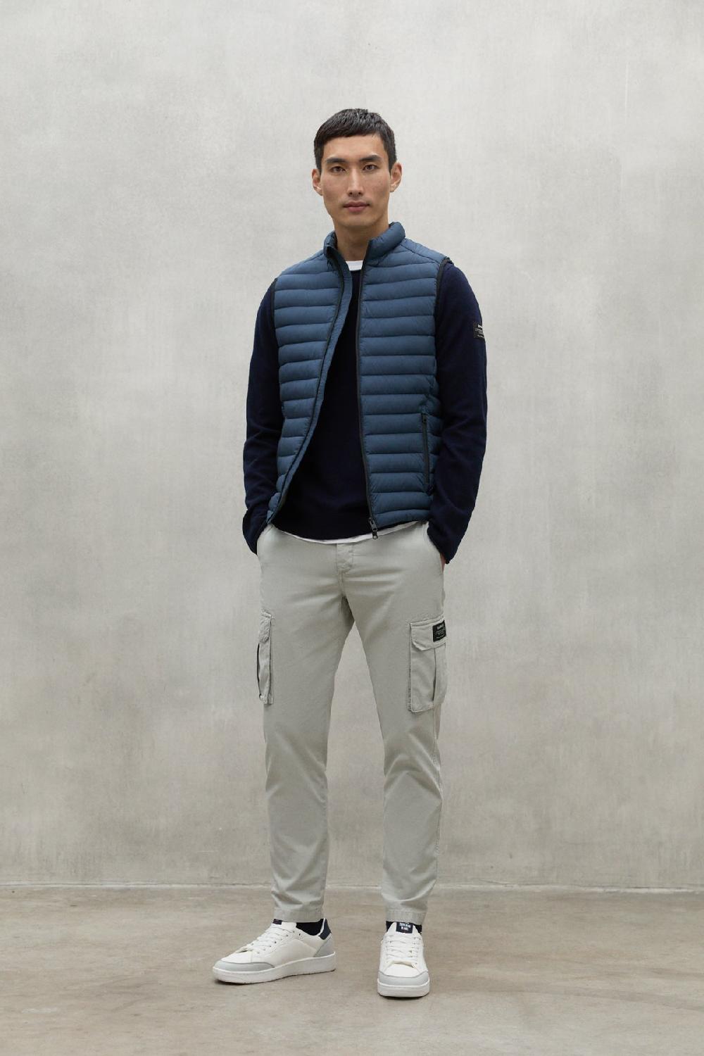 Ecoalf BLUE CARDIFF WAISTCOAT