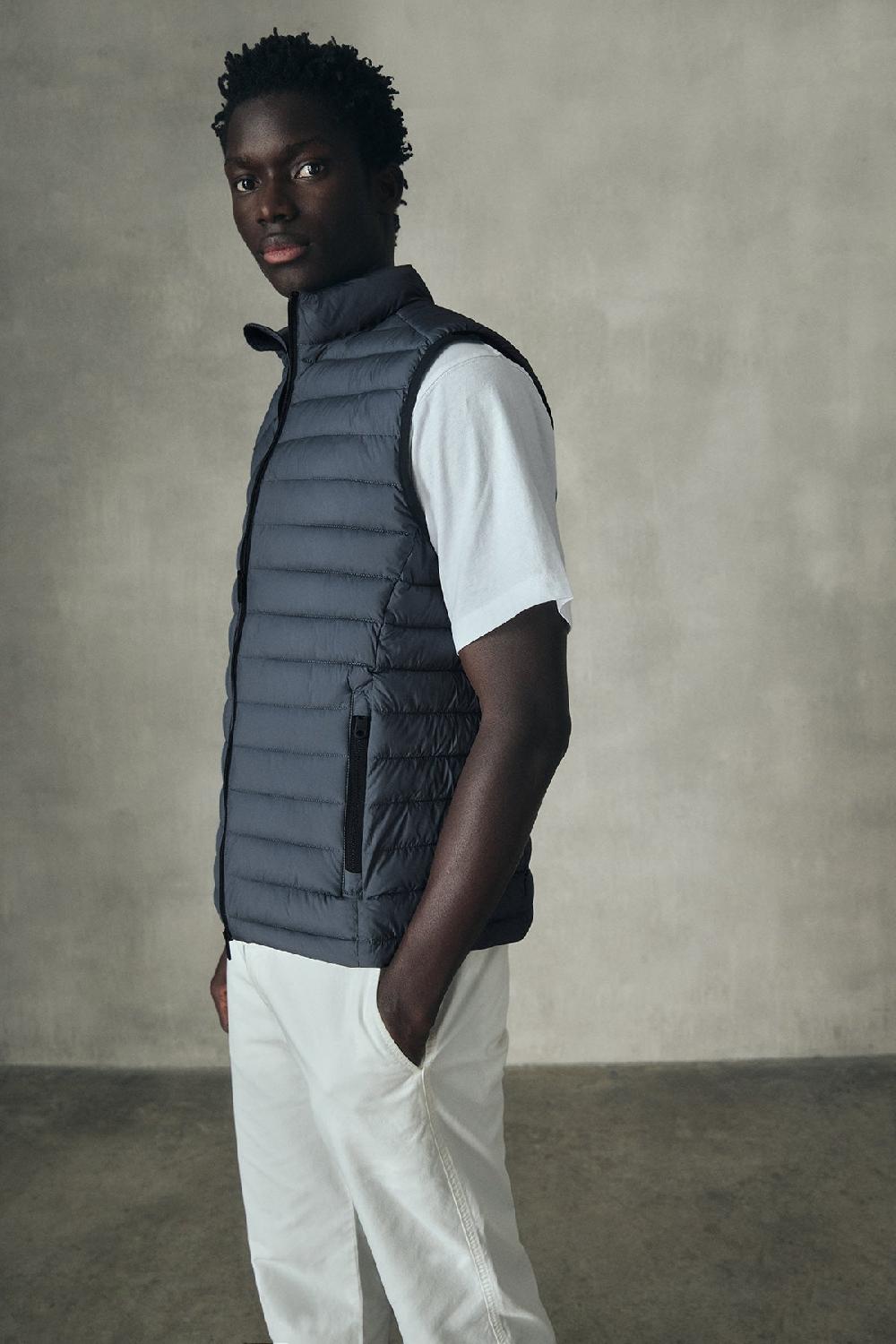 Ecoalf BLUE CARDIFF WAISTCOAT