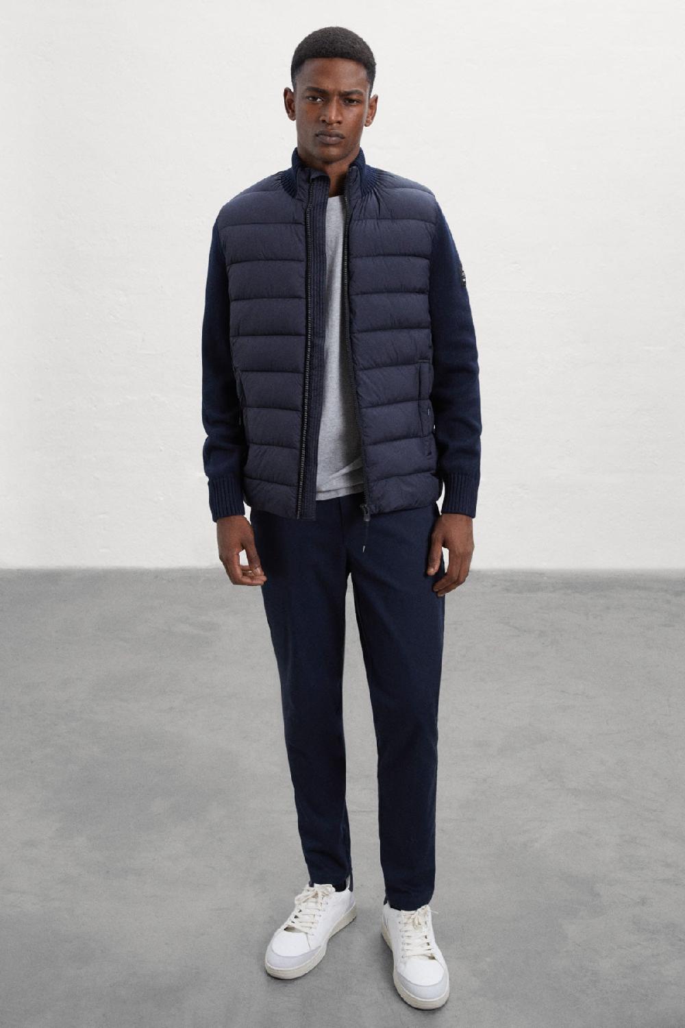 Ecoalf BLUE DENALI KNITTED JUMPER