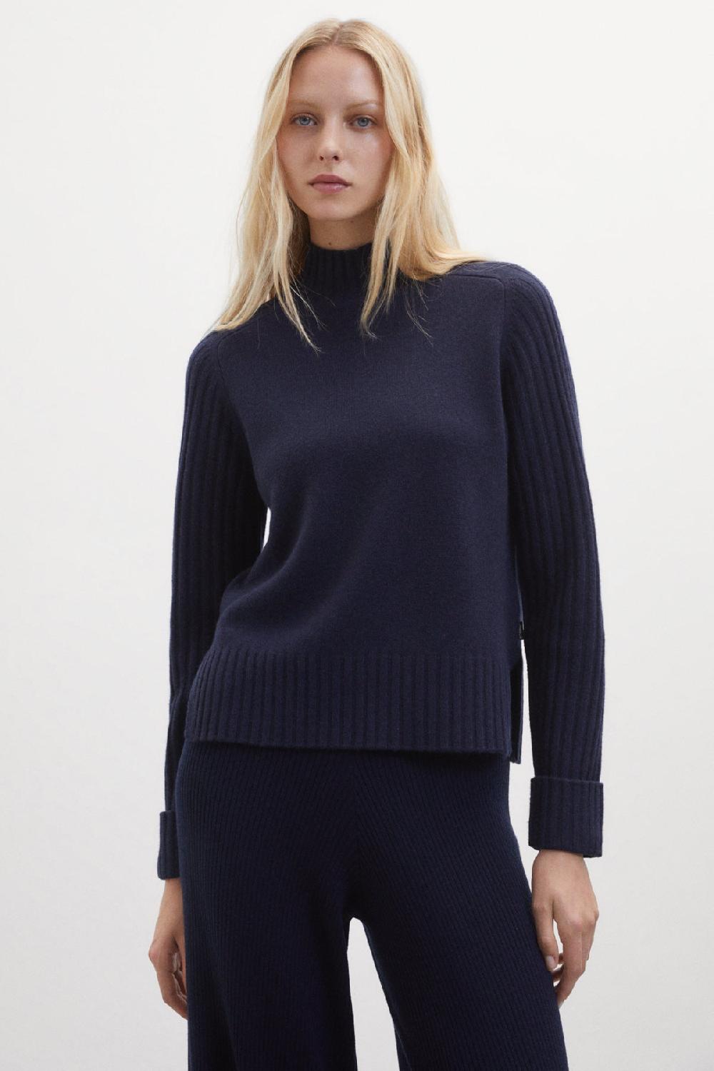 Ecoalf BLUE EUCALIPTO KNITTED JUMPER