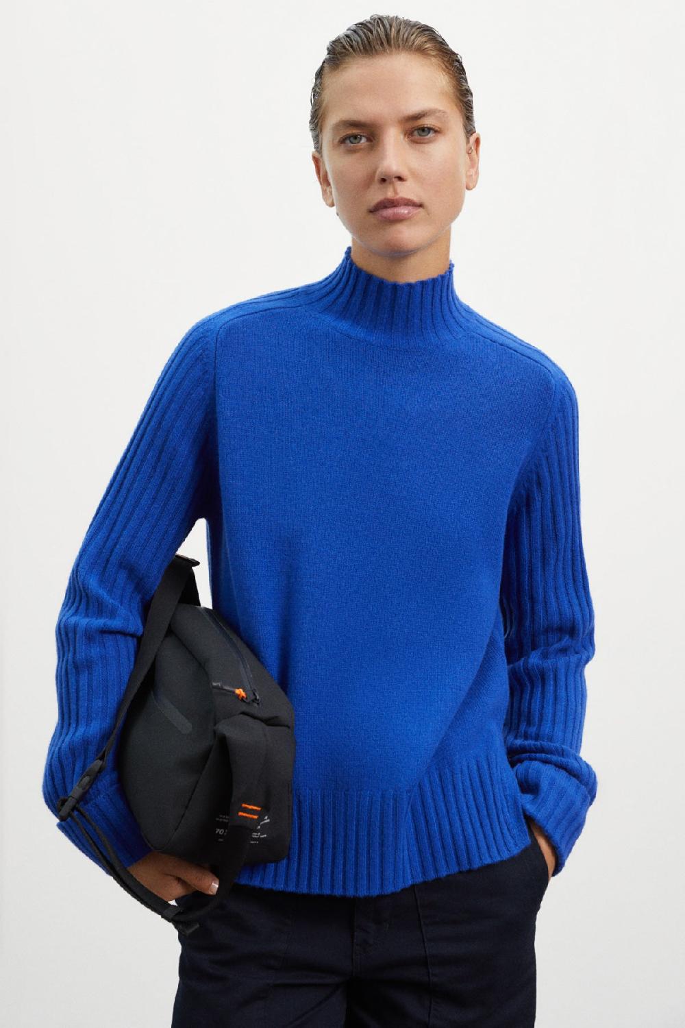 Ecoalf BLUE EUCALIPTO KNITTED JUMPER