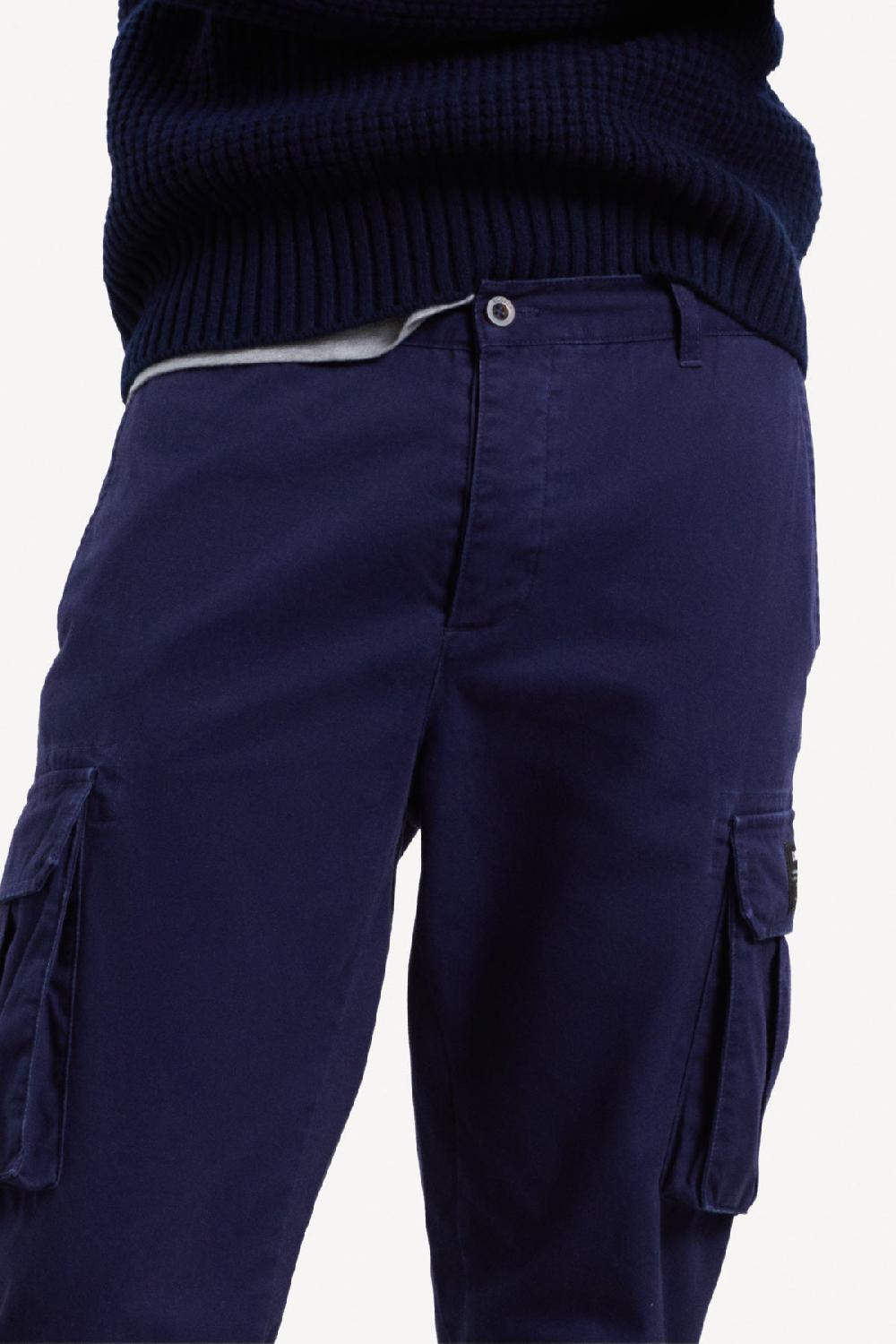 Ecoalf BLUE GERI CARGO TROUSERS
