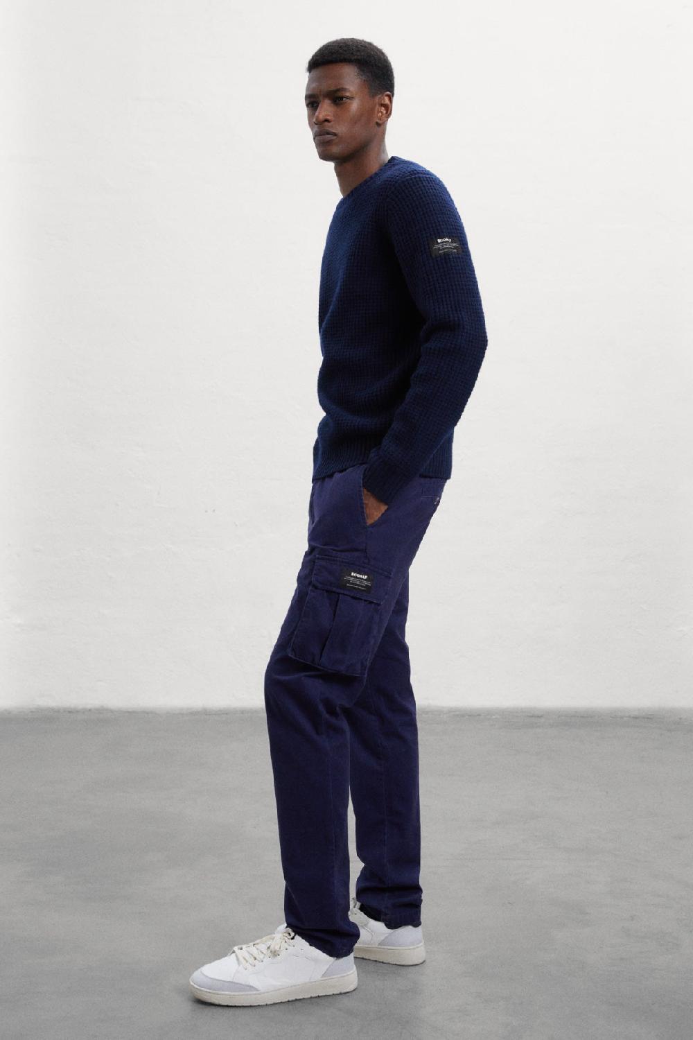 Ecoalf BLUE GERI CARGO TROUSERS